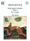 SHOSTAKOVICH: String Quartets Nos 1, 8 and 9